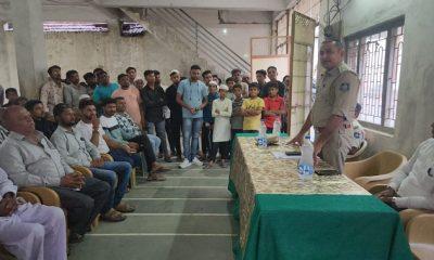 Rath Yatra Coun Town in final stage ; A meeting was held under the leadership of DySP before Lord Jagannathji's Rath Yatra leaving for Sihore.