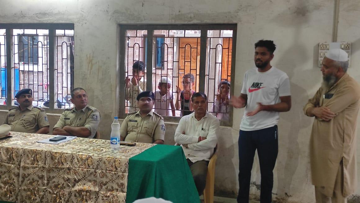 Rath Yatra Coun Town in final stage ; A meeting was held under the leadership of DySP before Lord Jagannathji's Rath Yatra leaving for Sihore.