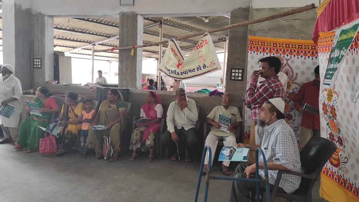 A free bone diagnosis camp was organized by various organizations and societies at Sihore