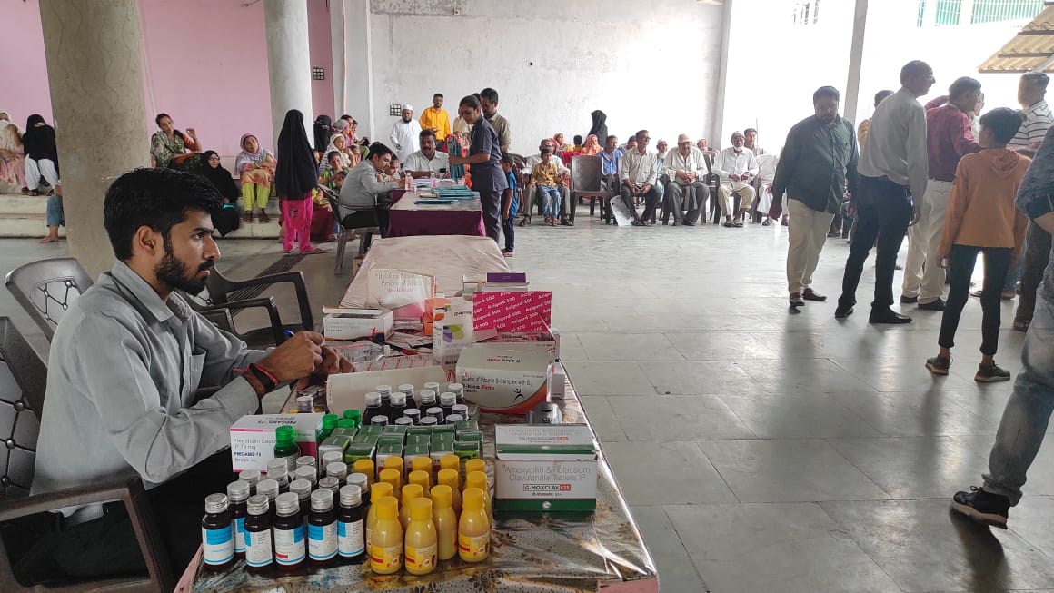 A free bone diagnosis camp was organized by various organizations and societies at Sihore