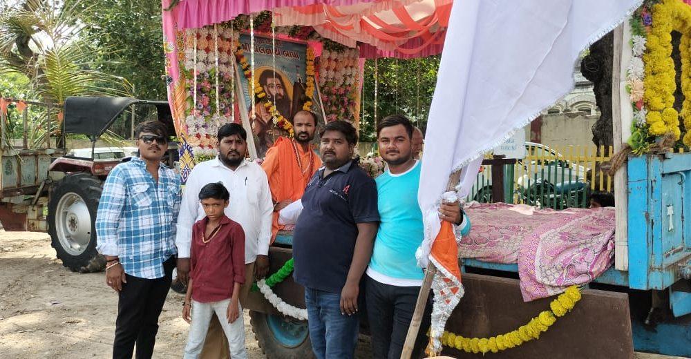Santshri Velnath Bapu's birth anniversary celebrated in colorful colors at Sihore: huge procession