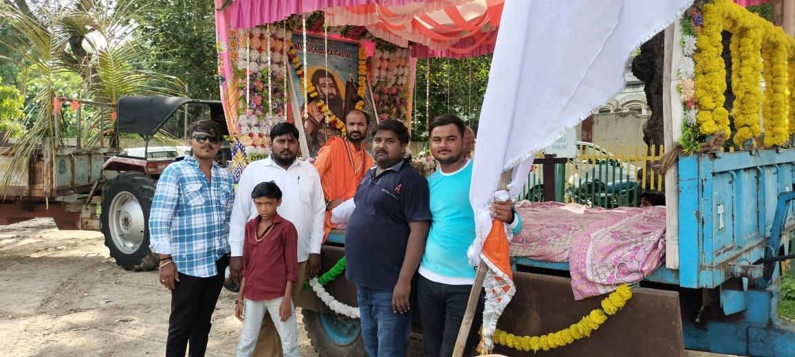 Santshri Velnath Bapu's birth anniversary celebrated in colorful colors at Sihore: huge procession