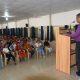 A welcome party was held at Bhavnagar Nandkunwarba Mahila College