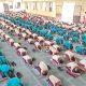 Celebration of World Yoga Day at Sri Satchidananda Gurukul Vidyalaya near Mawad, Sihore