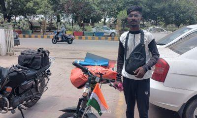 Bhavnagar; Narayan Seva Trust honors young Kedarnath cycle rider