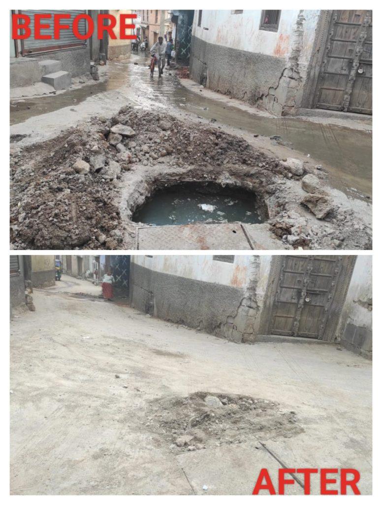 Shankhnad always leading ; Sewerage stopped in Sihore Ward 6, relief to people