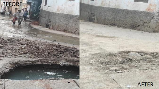 Shankhnad always leading ; Sewerage stopped in Sihore Ward 6, relief to people