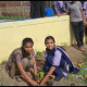 An entrance ceremony and tree plantation was held at Sri Satchidananda Gurukul Vidyalaya.