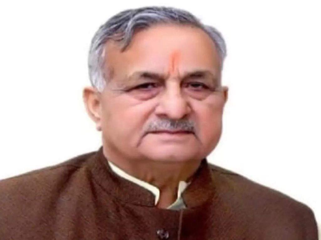 BJP Rajya Sabha MP Hardwar Dubey passes away, Minister of State for Finance in Kalyan Singh Govt, two-time MLA