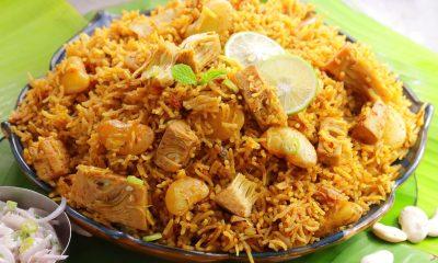 You have eaten so many Chicken Mutton Biryani, now try Jackfruit Biryani... Here's how it's made