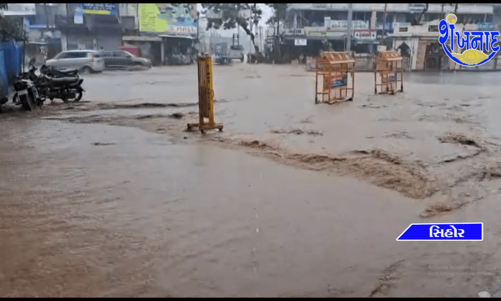 In Sihore taluka, it rained with Meghraja's mind since morning.