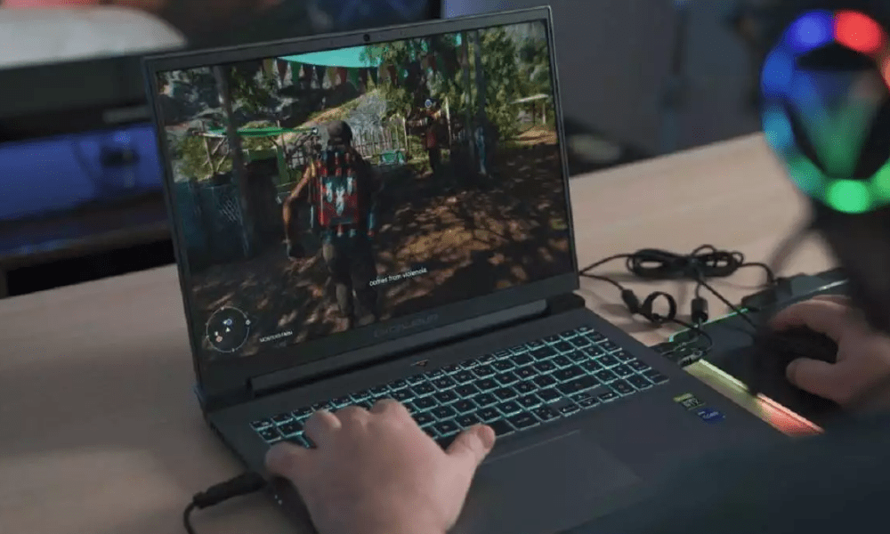 Loved by gaming enthusiasts, this laptop offers a unique gaming experience with a powerful processor and graphics