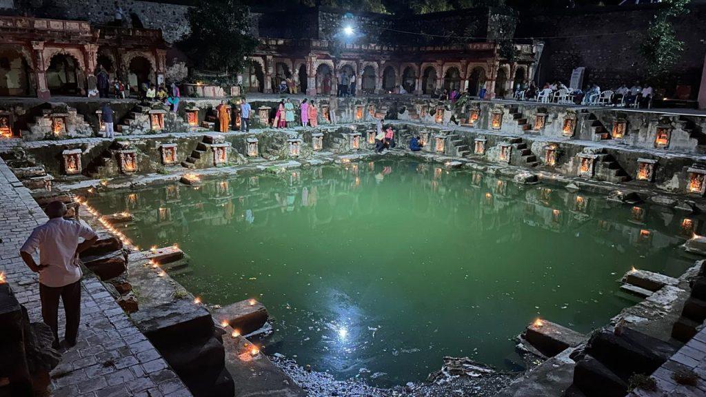 A commendable attempt has been made to revive the mythical Brahmakund by lighting the lamp of faith; Rajubhai Rana