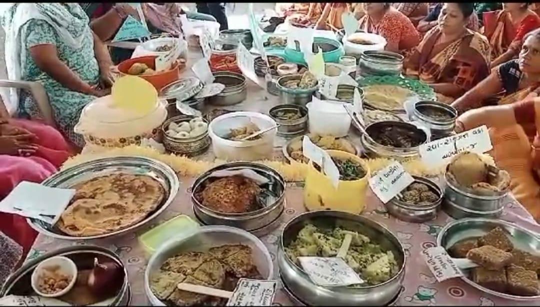 A Shree Anna dish competition was held at the Integrated Child Development Scheme office in Sihore