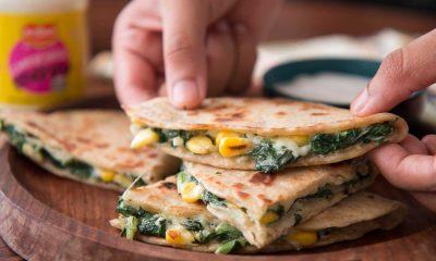 Iron-rich spinach corn cheese paratha is best for lunch, both stomach and health will be healthy.