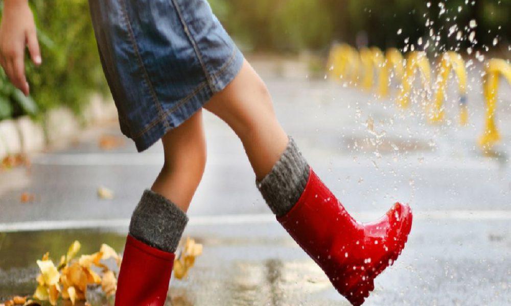 If you are afraid of slipping in the rain, wear this type of footwear