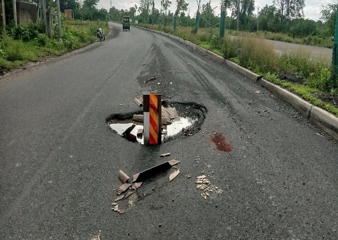 dig-a-pothole-on-the-highway-near-khakaria-in-sihore-before-it-kills-someone-your-sin-will-kill-an-innocent