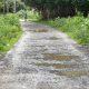 People are outraged by the gap in the road near the railway station of Sihore, which was built only three months ago