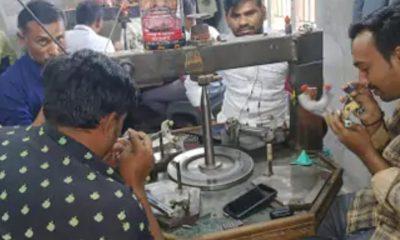 A recession in the district's diamond industry, including Sihore, led to unemployment