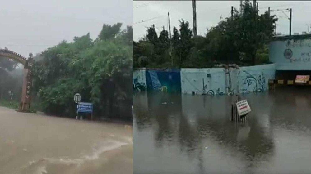 In Saurashtra, human beings became helpless before the slap of nature, people's lives were disrupted by four core waters.