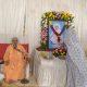 A prayer meeting of Mahant P. Dharmadas Bapu was held at Bandhan Party Plot, Sihore