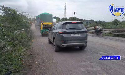 Rangoli Maleshree river bridge is jagged and humped