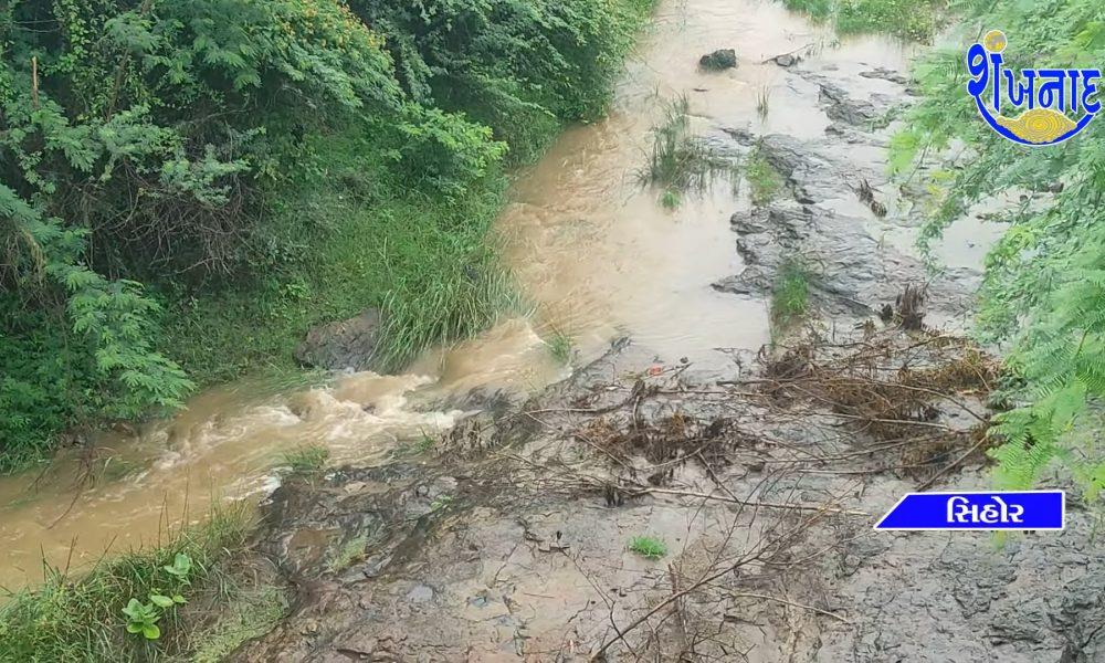 New Neer income in Sihore Gautameshwar Lake reached 18 feet.