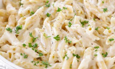 Make this easy recipe at home for white sauce pasta, even kids will love it