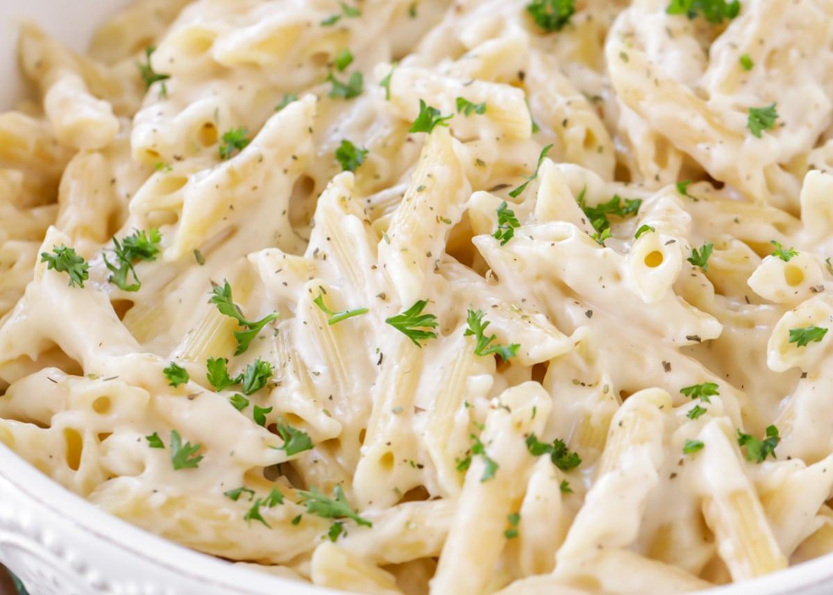 Make this easy recipe at home for white sauce pasta, even kids will love it