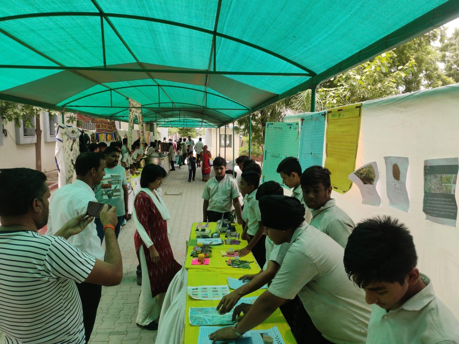 Various projects organized by the students of class-10 of Sihore Gnanmanjari Modern School.