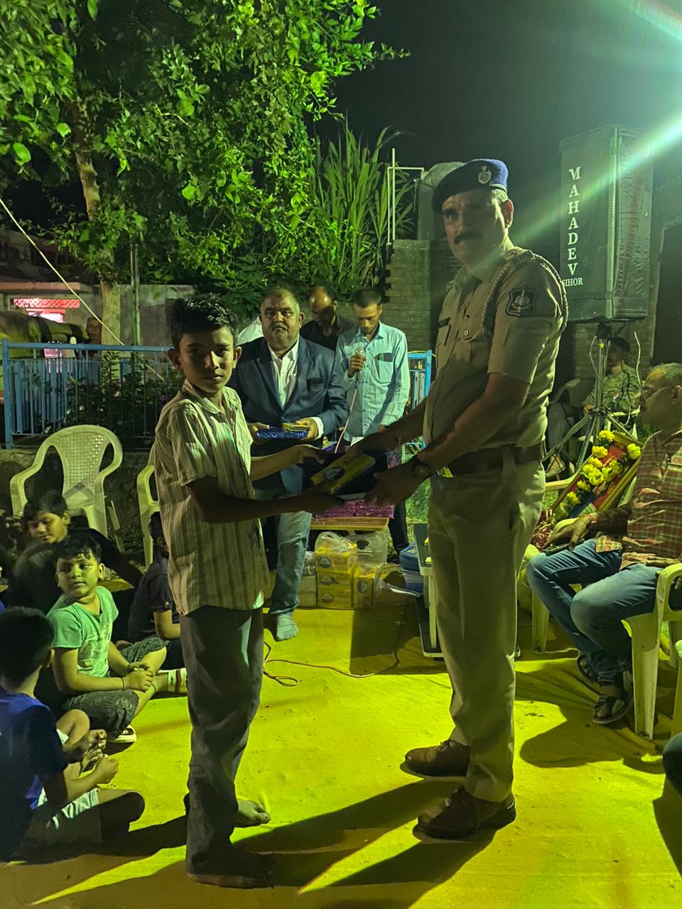 Unique Celebration of Independence Day by Sihore Rashtriya Dalit Adhikar Manch - Book distribution to needy students