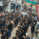 Muharram Antagartah Tajiya walked on the road through Khoja Samaj