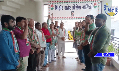 Sihore City Congress Committee celebrated the birthday of late Rajiv Gandhi and offered floral tributes.