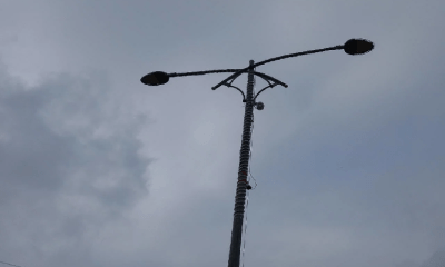 Streetlights in many areas of Sehore are off