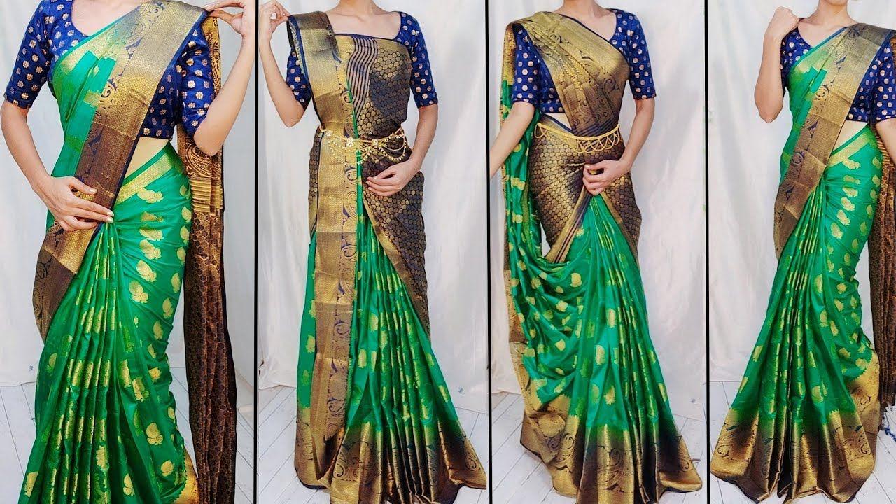 If making saree pleats is a problem, then follow these methods