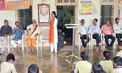 Culture and nature can be protected only through interaction with students in Khari Vidya Rangola and tasty seeds