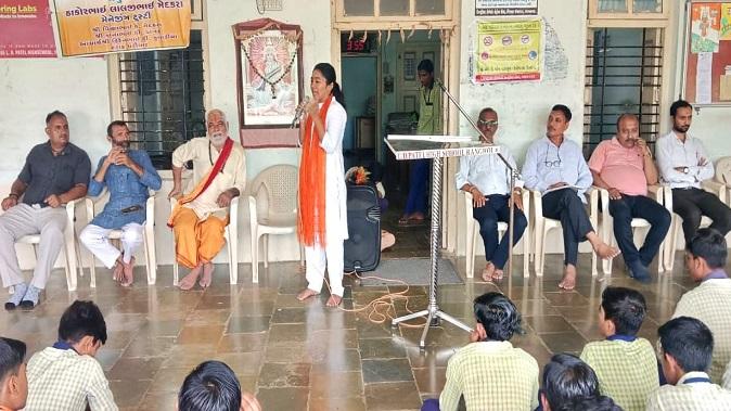 Culture and nature can be protected only through interaction with students in Khari Vidya Rangola and tasty seeds