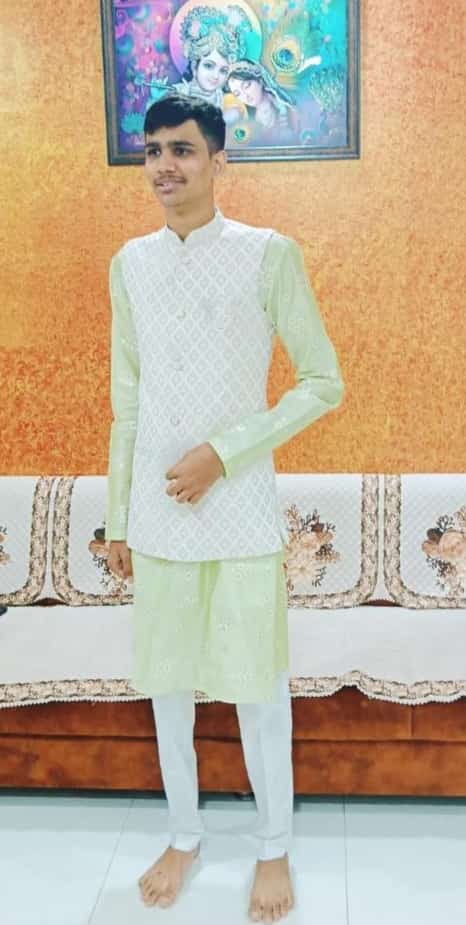 His name is "Mit" he completed 18 years entered 19 years studying in college today is his birthday
