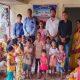 Sihore's political leader Hitesh Maluka's beloved daughter Mahi's birthday was celebrated with Anganwadi children.