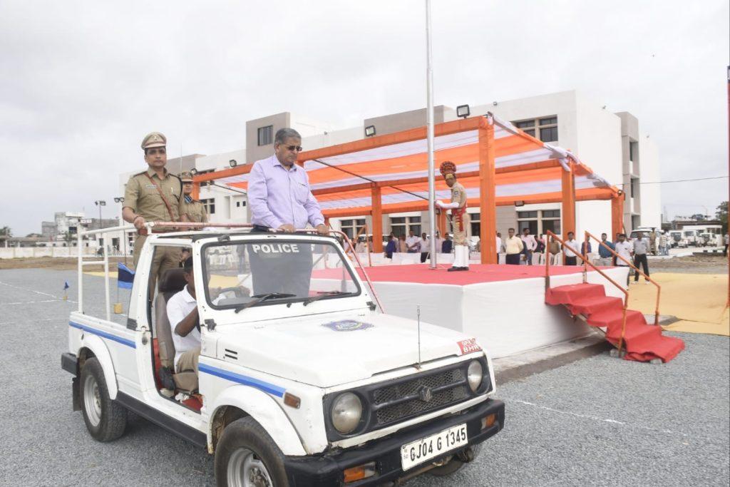 Bhavnagar district level celebration of Independence Day will be held at Gariadhar, rehearsal was done today