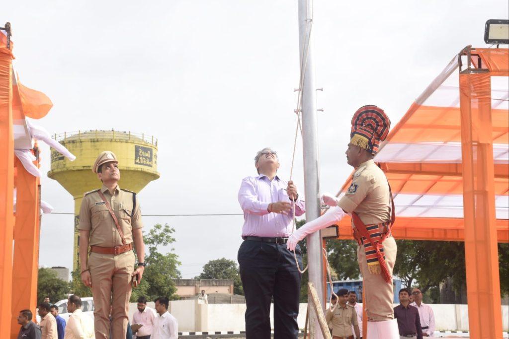 Bhavnagar district level celebration of Independence Day will be held at Gariadhar, rehearsal was done today