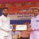 Honoring Jayakumar Makwana of Sanitary Department of Sihore Municipality - Honored on Independence Day