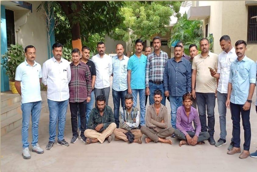 Bhavnagar; The police succeeded in catching the raiding gang, the crime was solved within a week