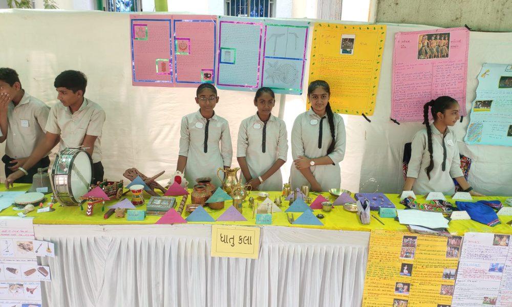 Various projects organized by the students of class-10 of Sihore Gnanmanjari Modern School.