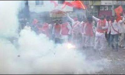 After the successful landing on the moon, festive mood across the country: people burst crackers and distributed sweets to celebrate