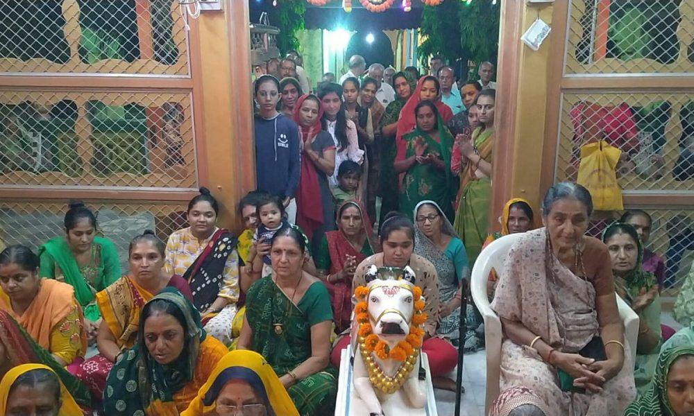 A replica of Chandrayaan 3 was built in the Patangan of Patilnath Mahadev, Sihore