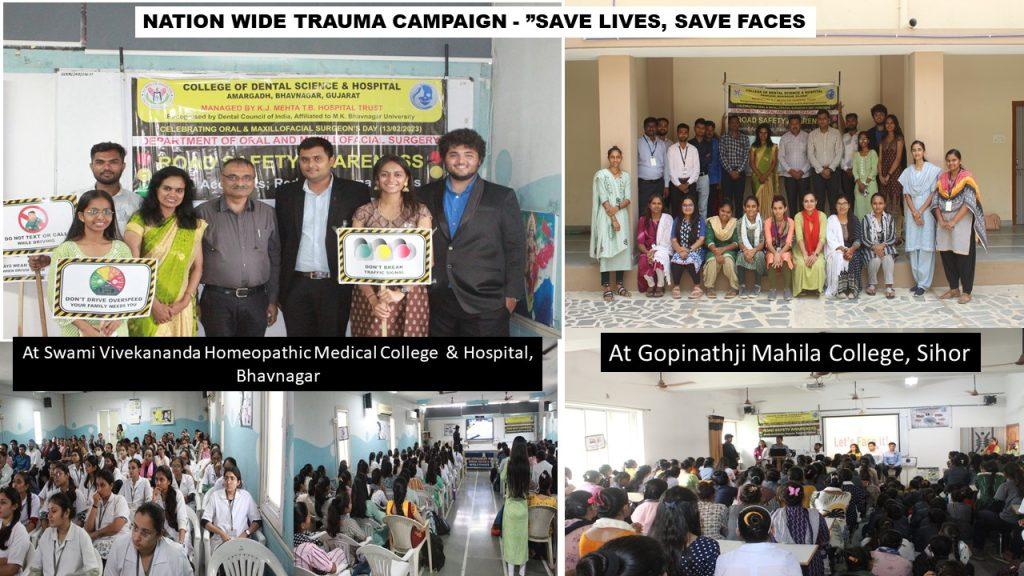 The Department of Oral and Maxillofacial Surgery of the College of Dental Sciences and Hospital celebrated the nation-wide Troin campaign.