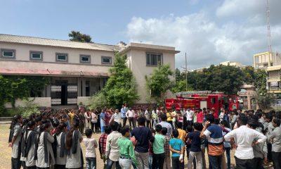 Sihore fire safety training was given to the students