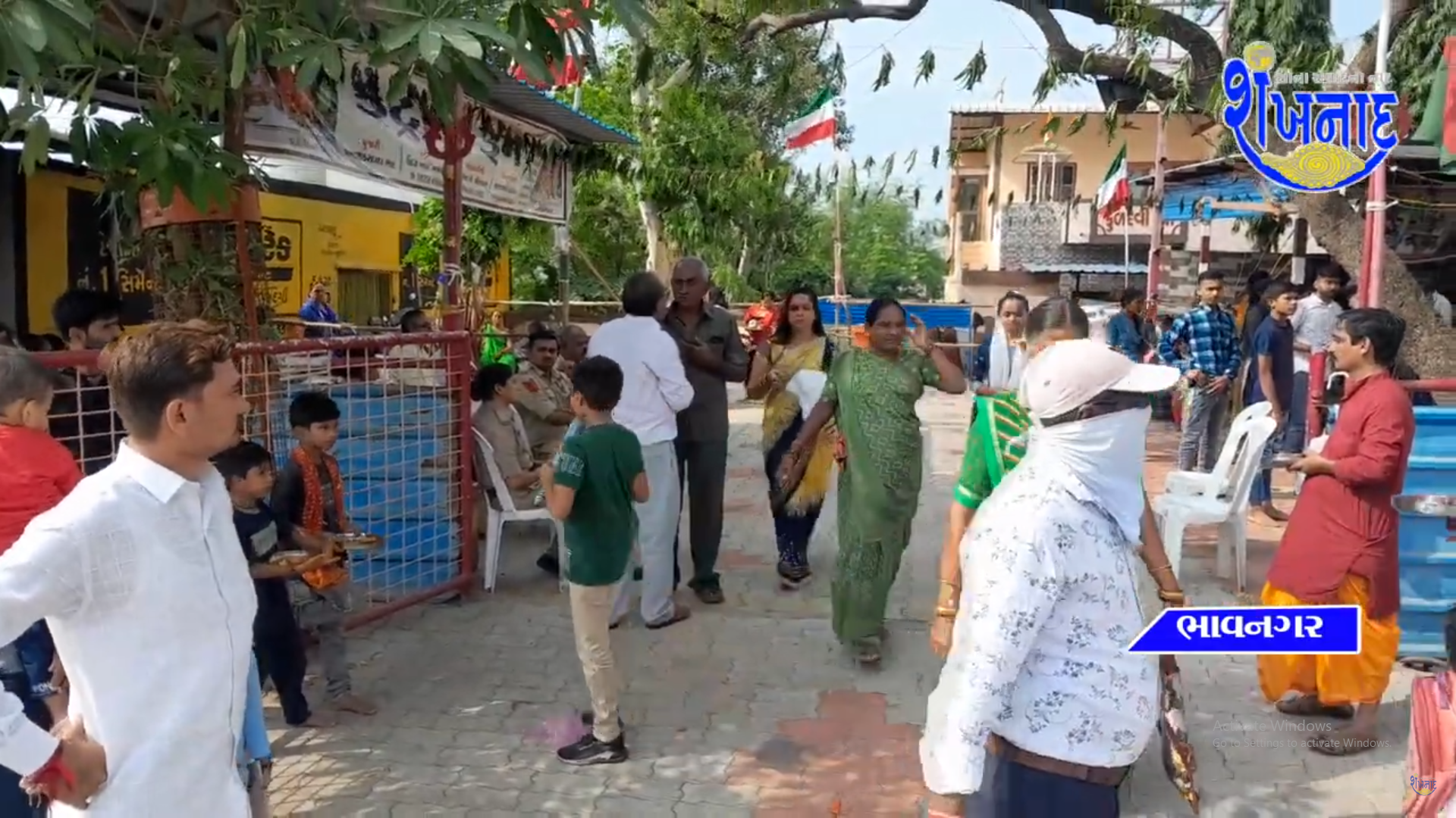 At Bhavnagar Ghogha Road, Shitla Mata Mandir and Bhatigal Folk Fair was held