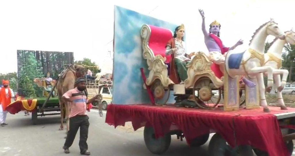 25th grand procession by Vishwa Hindu Parishad and Bajrang Dal at Palitana